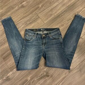 Kut from the Kloth Women's Skinny Jeans Denim Blue 0 Stretch #6 MIA toothpick